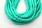 6mm vinyl Heishi beads teal polymer clay beads